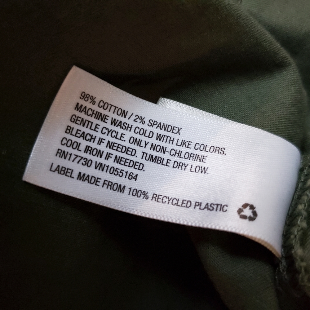 A New Day army green cargo dress or vest - Picture 7 of 8